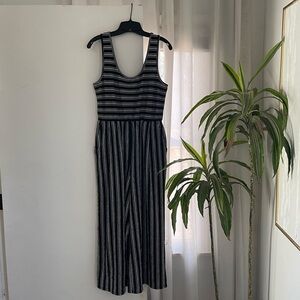 Striped jumpsuit